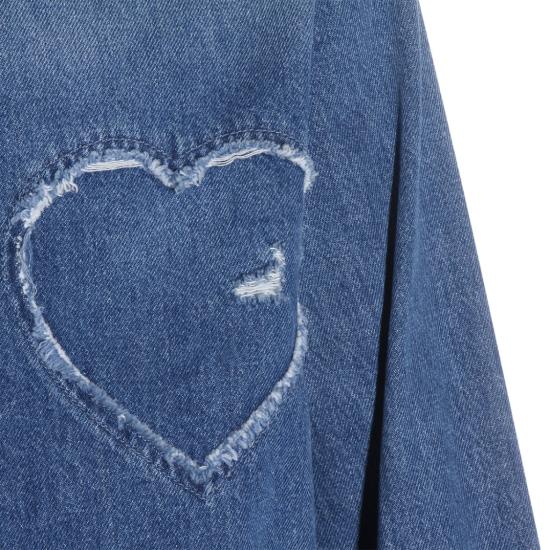 26SS 모스키노 데님 셔츠 261E020405390285 Blue - MOSCHINO