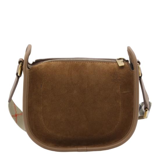 26SS 버버리 미니 B 클립 메신저 백 8120200A3819 Brown - BURBERRY