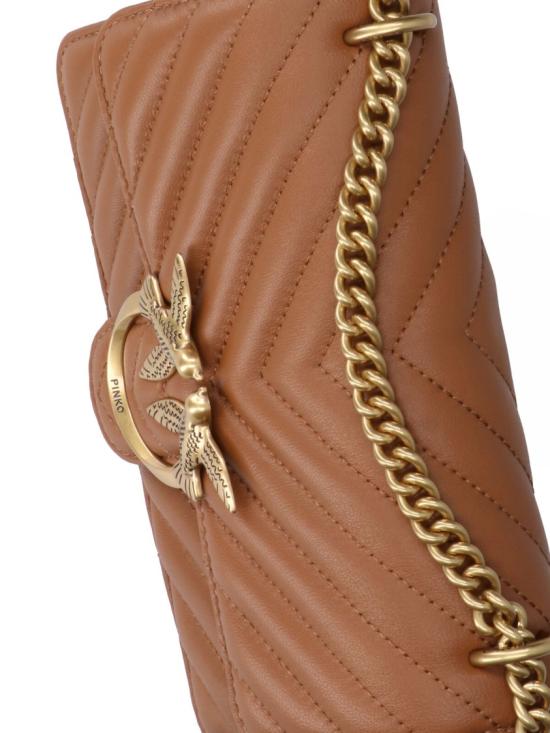 26SS 핑코 숄더백 100074 A0GKL17Q Brown - PINKO