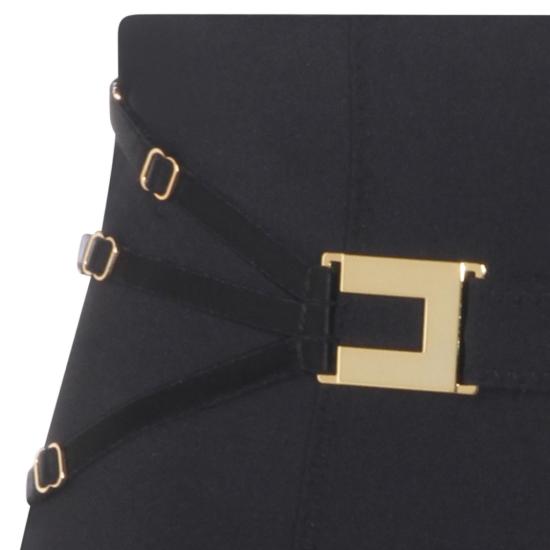 26SS 엘리자베타프랜치 미디 스커트 GO16761E2110 Black - ELISABETTA FRANCHI