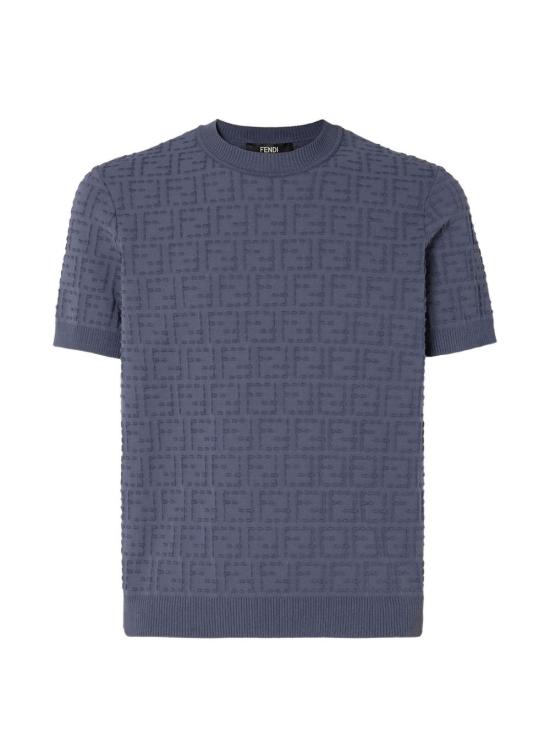 26SS 펜디 반팔 티셔츠 FZX051AU7O F0GCT Denim