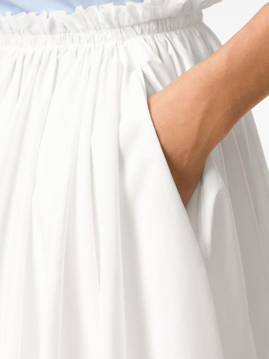 26SS 아미 숏 스커트 FSK444CO0063 100 White - AMI