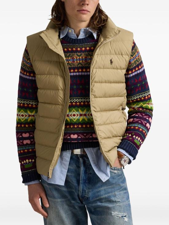 26SS 폴로 랄프로렌 클래식 베스트 패딩 710967775 003 Beige - POLO RALPH LAUREN