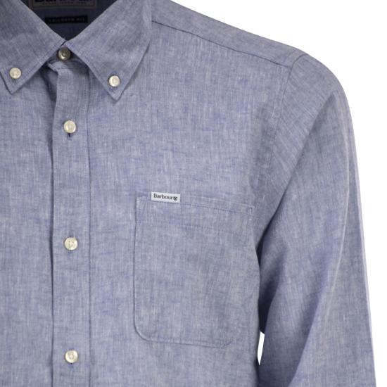 26SS 바버 셔츠 MSH5090 LIGHT BLUE - BARBOUR