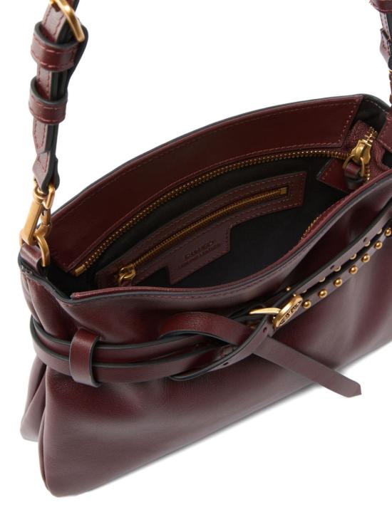 26SS 핑코 숄더백 106177 A0QOR49Q BURGUNDY WINE ANTIQUE GOLD - PINKO