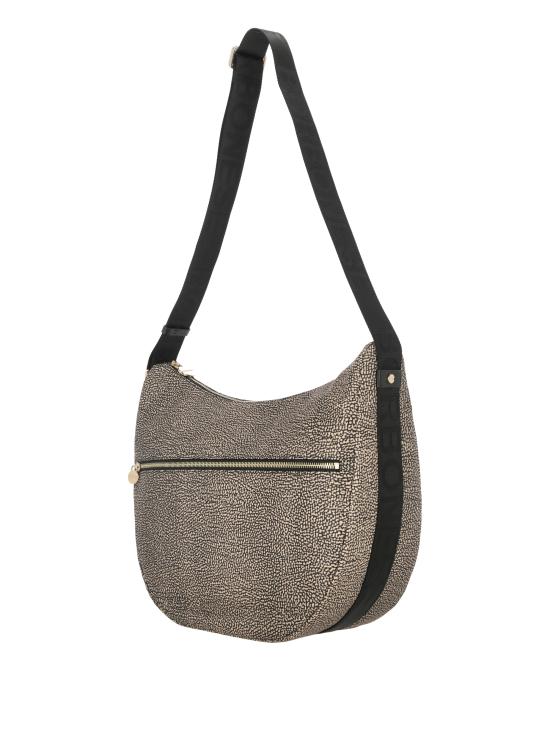 26SS 보르보네제 숄더백 934109I15 X11 Op naturale nero - BORBONESE