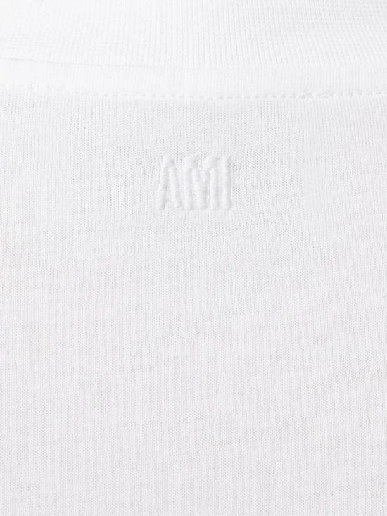 26SS 아미 스몰 하트 로고 롱슬리브 티셔츠 BFUTS235 724100 White - AMI