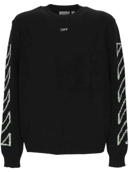 26SS 오프화이트 스웨터 44MHE087S26K001 Black