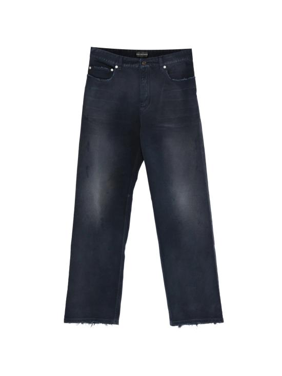26SS 발렌시아가 스트레이트 팬츠 857194 TTW648074 NAVY DIRTY BLUE