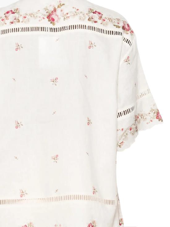 26SS 짐머만 셔츠 5378TRS264 CPKR CREAM PINK ROSE - ZIMMERMANN