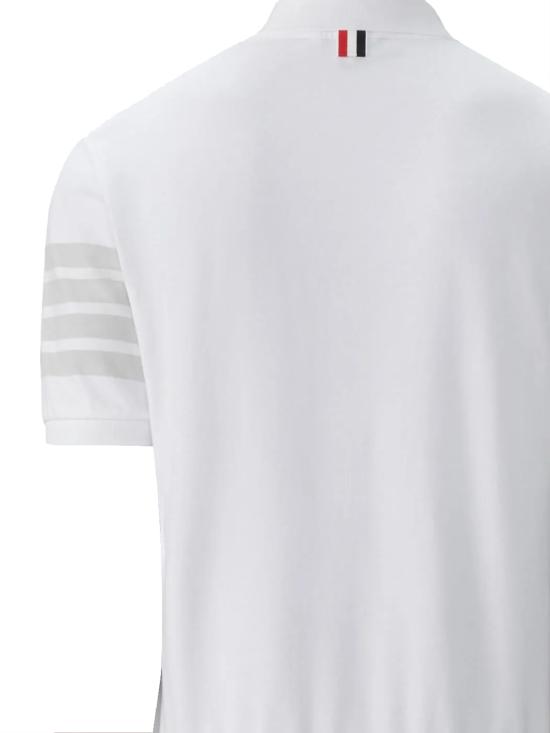 26SS 톰브라운 폴로 티셔츠 MJP236A J0253100 White - THOM BROWNE