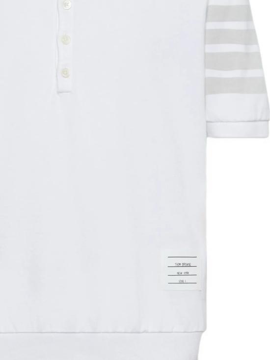 26SS 톰브라운 폴로 티셔츠 MJP236A J0253100 White - THOM BROWNE