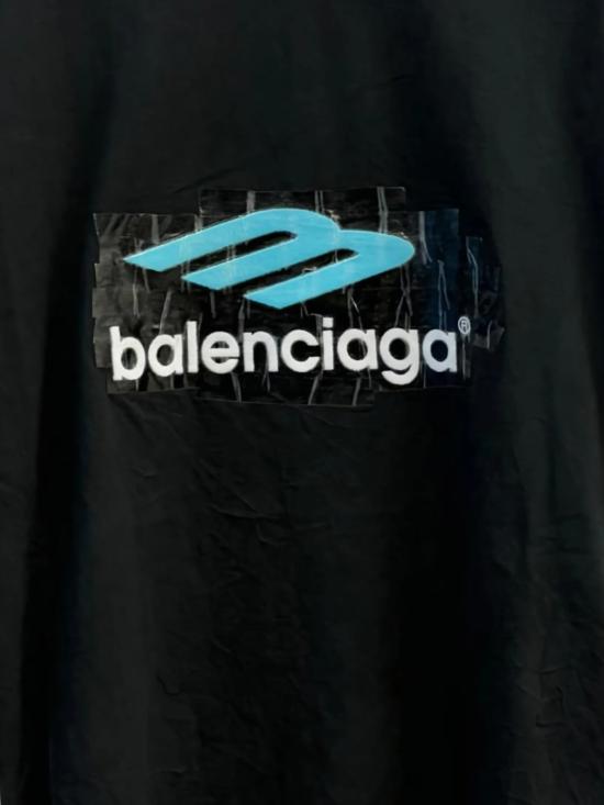 26SS 발렌시아가 반팔 티셔츠 850345 TTVT43363 FADE W BK LIGHT BL - BALENCIAGA