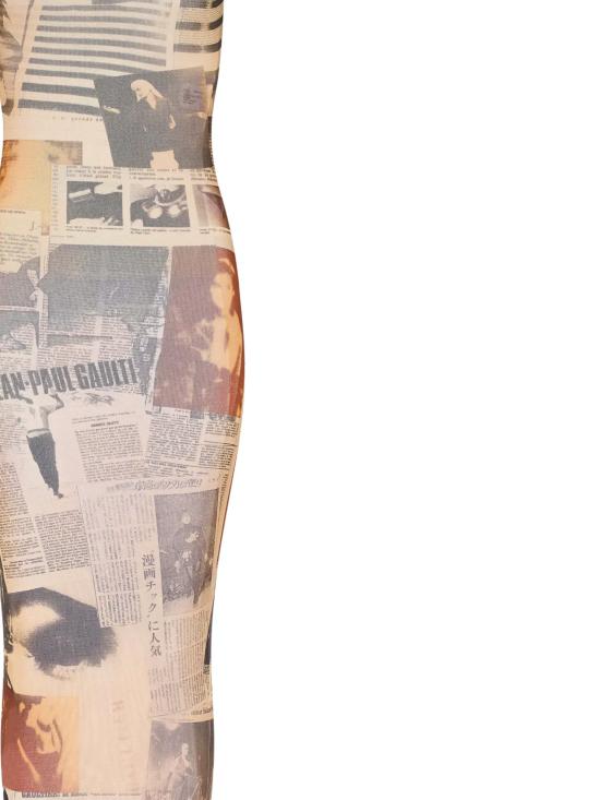 26SS 장 폴 고티에 미디 원피스 26 01 W DR111 M013P030830 ECRU LIGHTGREY RED - JEAN PAUL GAULTIER