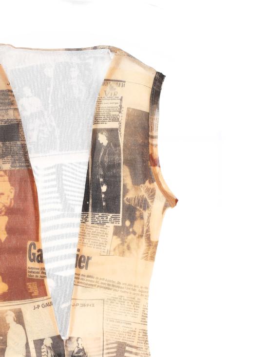 26SS 장 폴 고티에 미디 원피스 26 01 W DR111 M013P030830 ECRU LIGHTGREY RED - JEAN PAUL GAULTIER