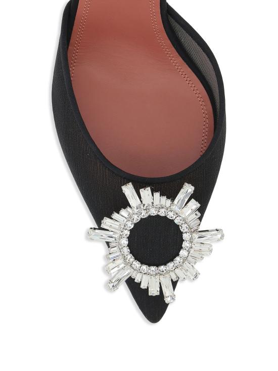 26SS 아미나 무아디 힐/펌프스 BEGUMMESHSLING70 BLACK Black - AMINA MUADDI