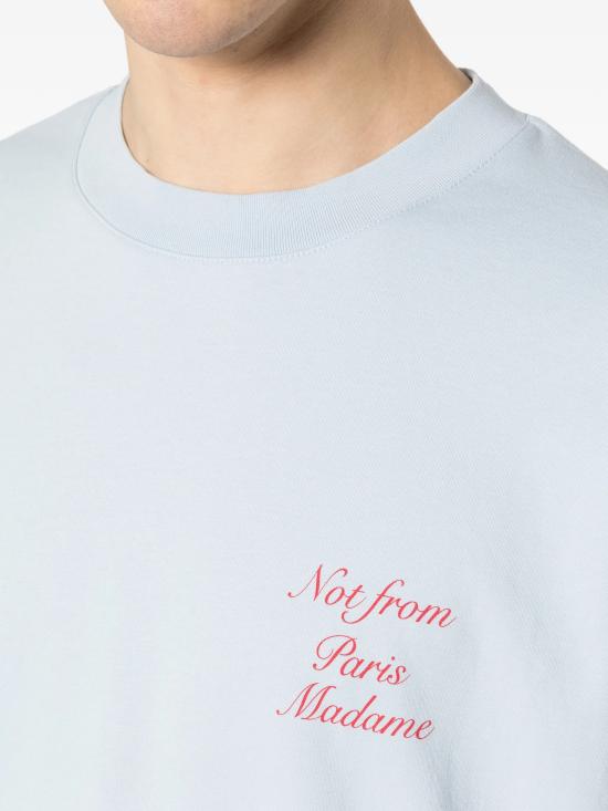 26SS 드롤드무슈 반팔 티셔츠 KTS209CO002 LBE Clear Blue - DROLE DE MONSIEUR