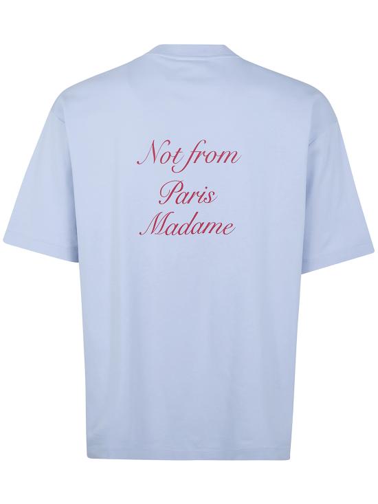 26SS 드롤드무슈 반팔 티셔츠 KTS209CO002 LBE Clear Blue - DROLE DE MONSIEUR