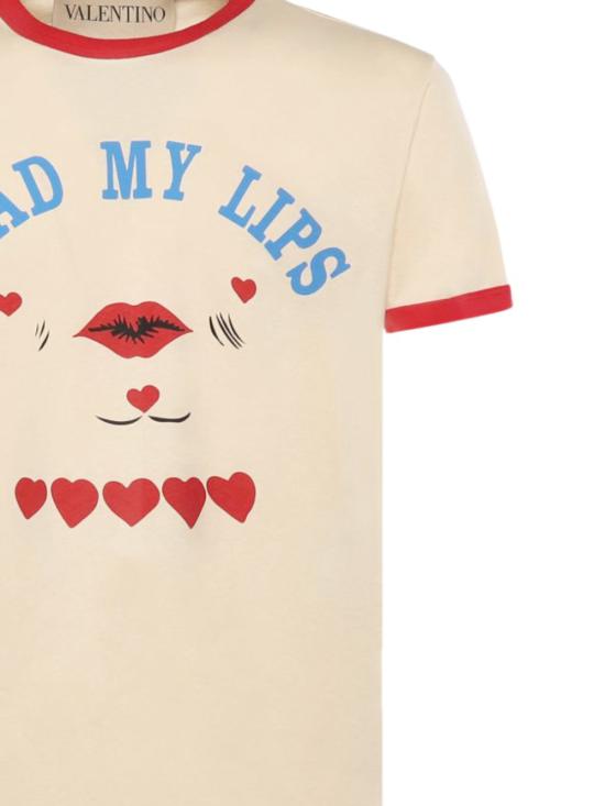 26SS 발렌티노 가라바니 반팔 티셔츠 8V3MG17D BC7RHK BURRO ROSSO - VALENTINO GARAVANI