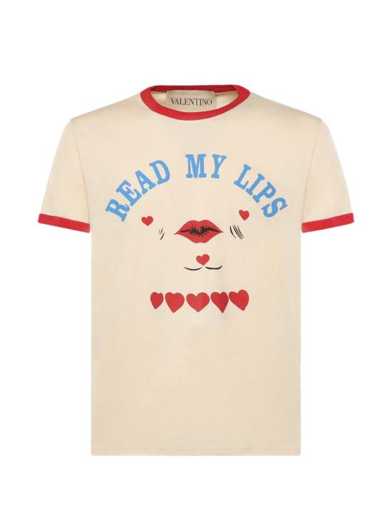 26SS 발렌티노 가라바니 반팔 티셔츠 8V3MG17D BC7RHK BURRO ROSSO