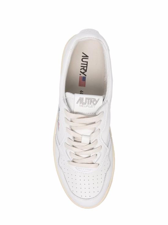 26SS 오트리 메달리스트 로우 스니커즈 AULM LL15WHT WHT - AUTRY