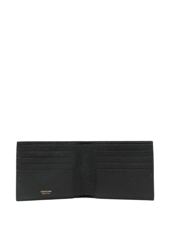 26SS 살바토레 페라가모 간치니 반지갑 661457 775650 Black - SALVATORE FERRAGAMO