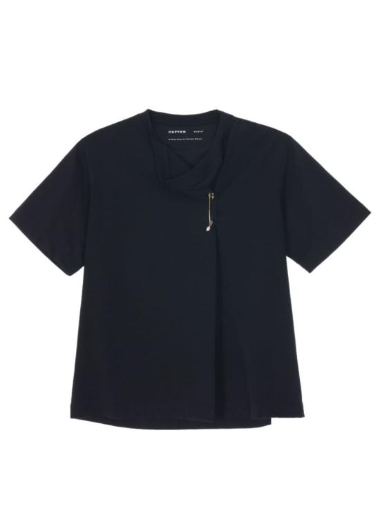 26SS 까르벵 반팔 티셔츠 6261K21051 N999 Deep black