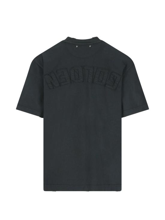 26SS 골든구스 반팔 티셔츠 GUP01873 P00157690456 Washed black - GOLDEN GOOSE