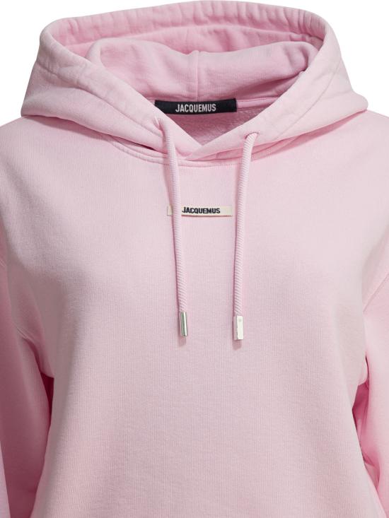 26SS 자크뮈스 르 그로그랭 후드 티셔츠 HOW00247AJ00109PINK 2 Pink - JACQUEMUS
