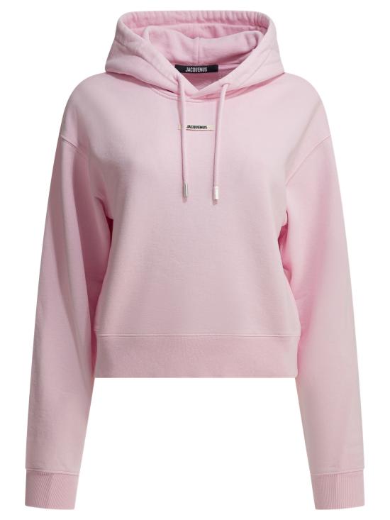 26SS 자크뮈스 르 그로그랭 후드 티셔츠 HOW00247AJ00109PINK 2 Pink