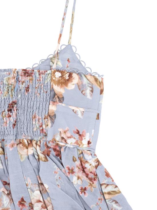 26SS 짐머만 미디 원피스 5826DRS261 CFLR CHAMBRAY FLORAL - ZIMMERMANN