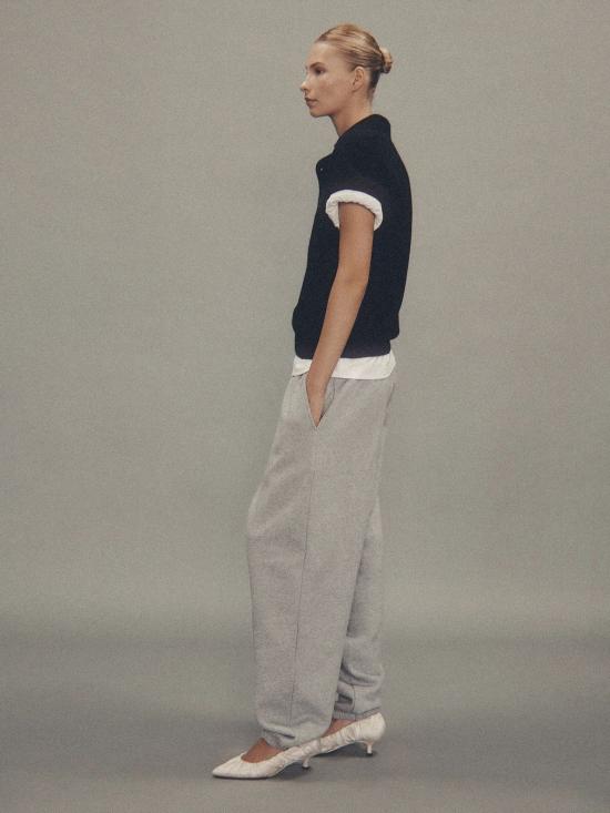 26SS 엔타이어 스튜디오 트레이닝/조거 팬츠 ESSS26PA03012 GREYMARLE Grey - ENTIRE STUDIOS