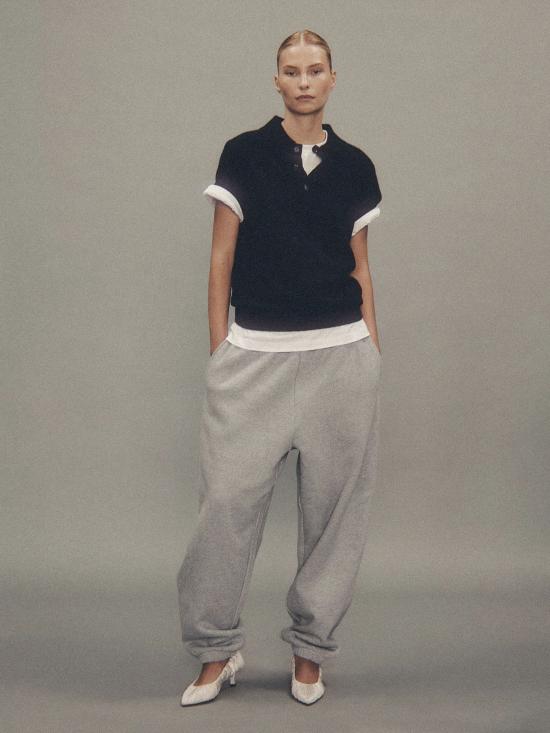 26SS 엔타이어 스튜디오 트레이닝/조거 팬츠 ESSS26PA03012 GREYMARLE Grey - ENTIRE STUDIOS