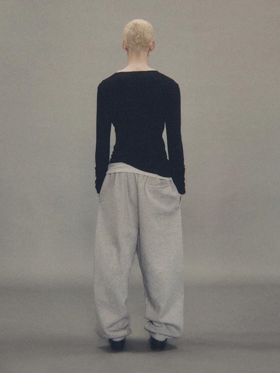 26SS 엔타이어 스튜디오 트레이닝/조거 팬츠 ESSS26PA03012 GREYMARLE Grey - ENTIRE STUDIOS