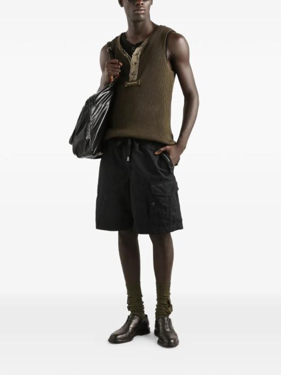 26SS 돌체앤가바나 숏팬츠 GP1C5THUMS8 N0000 Black - DOLCE & GABBANA