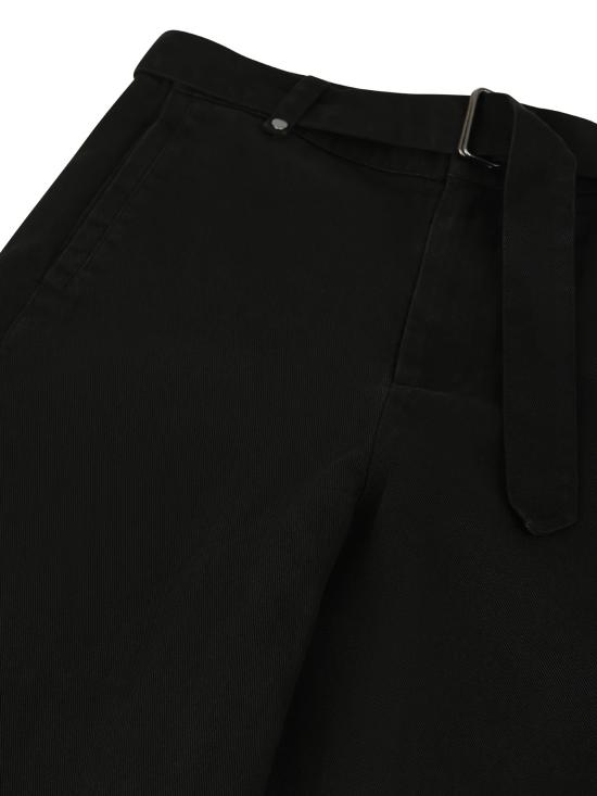 26SS 엔타이어 스튜디오 스트레이트 팬츠 ESSS26PA11012 BLACKCOTTON Black - ENTIRE STUDIOS