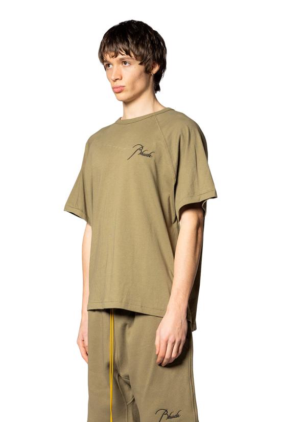 26SS 루드 반팔 티셔츠 RHPS26TT20012 6013 Green - RHUDE