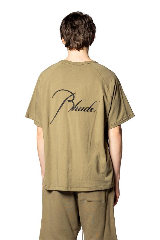 26SS 루드 반팔 티셔츠 RHPS26TT20012 6013 Green - RHUDE