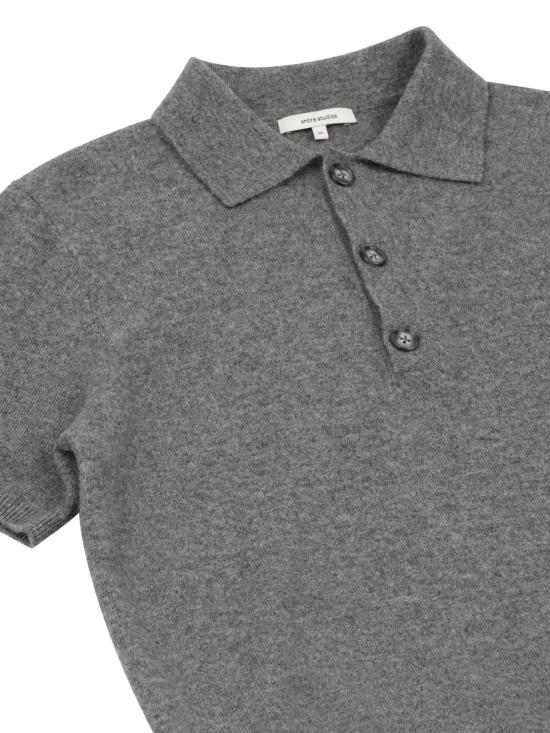 26SS 엔타이어 스튜디오 폴로 티셔츠 ESSS26PO01238 CONCRETE Grey - ENTIRE STUDIOS