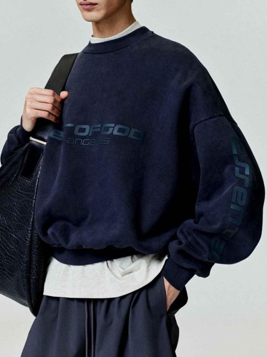 25FW 피어오브갓 긴팔 티셔츠 192HO256893F Black - FEAR OF GOD