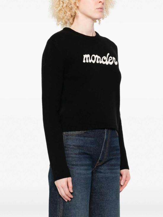 25FW 몽클레어 울 캐시미어 스웨터 9C00004M4281999 Black - MONCLER