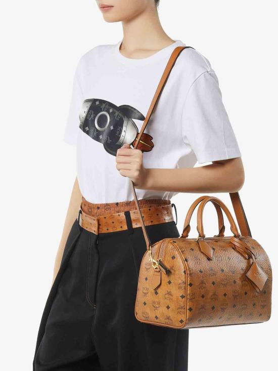 25FW 엠시엠 민소매 티셔츠 MWBFAEA01CO001CO Brown - MCM