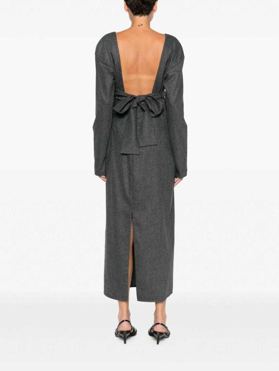 25FW 케이트 미디 스커트 5532604W604217 Grey - KHAITE