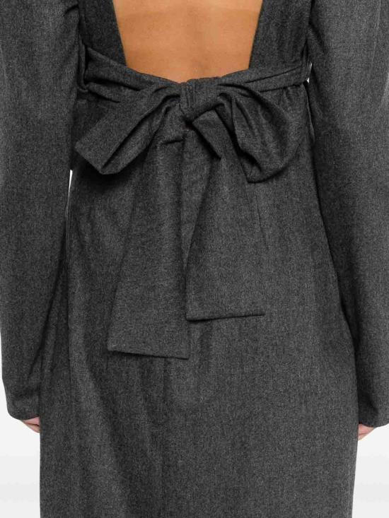 25FW 케이트 미디 스커트 5532604W604217 Grey - KHAITE