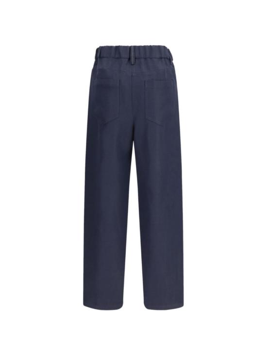 26SS 브루넬로 쿠치넬리 스트레이트 팬츠 MH126P9148 C4224 Blue - BRUNELLO CUCINELLI