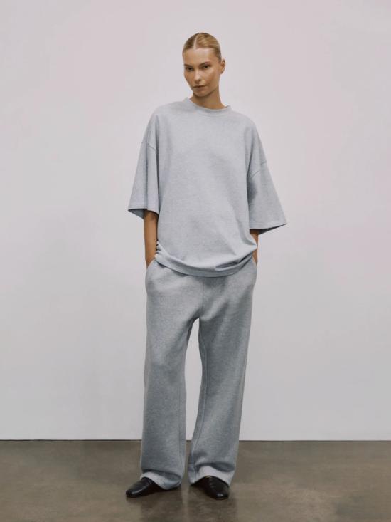 26SS 엔타이어 스튜디오 반팔 티셔츠 ESSS26TT01012 GREYMARLE Grey - ENTIRE STUDIOS