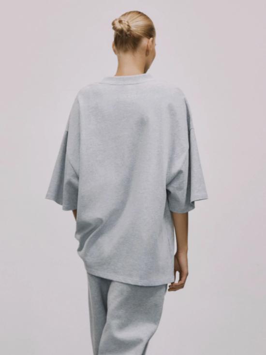 26SS 엔타이어 스튜디오 반팔 티셔츠 ESSS26TT01012 GREYMARLE Grey - ENTIRE STUDIOS