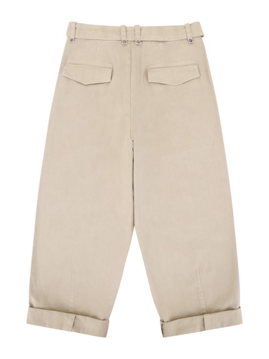 26SS 엔타이어 스튜디오 스트레이트 팬츠 ESSS26PA11012 BEIGE Beige - ENTIRE STUDIOS