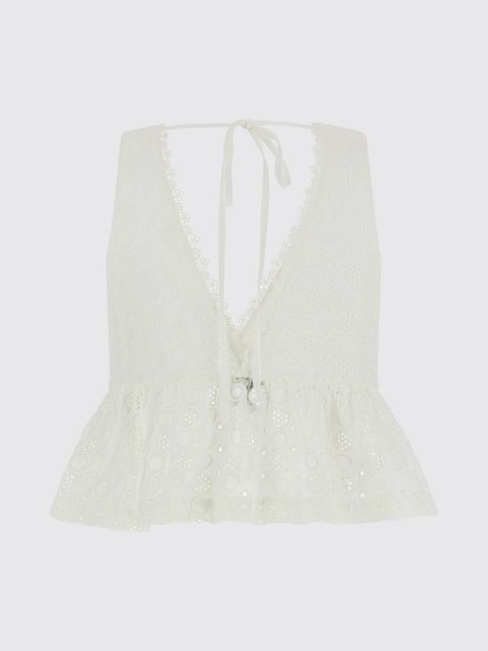 26SS 핑코 민소매 티셔츠 106451A35P Z05 White - PINKO