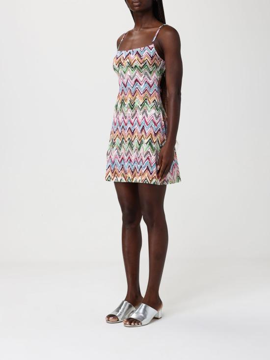 26SS 미소니 롱 원피스 MS26SQ1NBJ00QL SM9Z9 Red - MISSONI